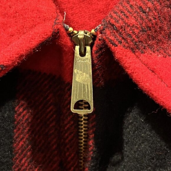 VINTAGE L.L BEAN PLAID RED FIELD JACKET - Picture 6 of 14